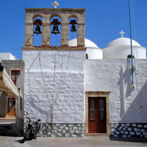 Churches in Skala on Patmos, Greece - Encircle Photos
