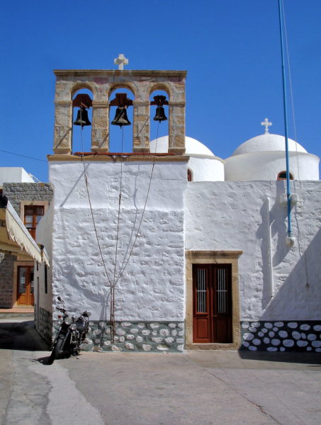 Churches in Skala on Patmos, Greece - Encircle Photos