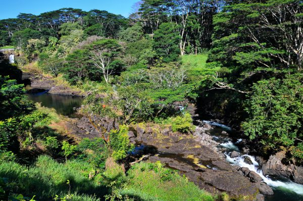 Peepee Falls in Hilo, Island of Hawaii, Hawaii - Encircle Photos