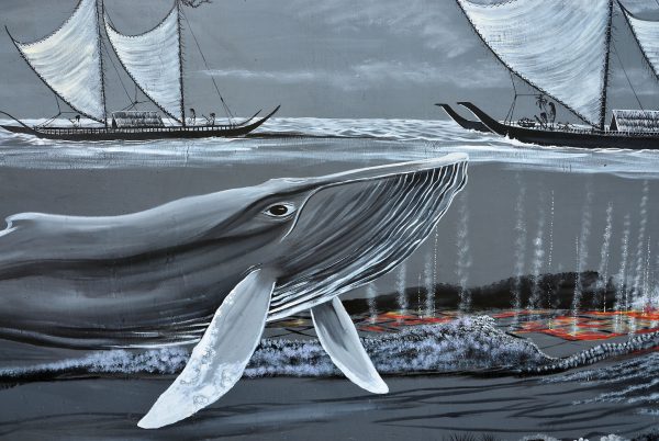 Humpback Whale Mural in Kailua-Kona, Island of Hawaii, Hawaii - Encircle Photos