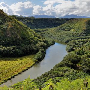Wailuā River Valley near Wailuā on Kaua’i, Hawaii - Encircle Photos