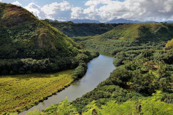 Wailuā River Valley near Wailuā on Kaua’i, Hawaii - Encircle Photos