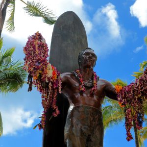 Duke Kahanamoku Statue in Honolulu, O’ahu, Hawaii - Encircle Photos