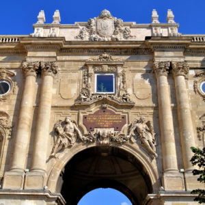 Lions’ Gate at Buda Castle in Budapest, Hungary - Encircle Photos
