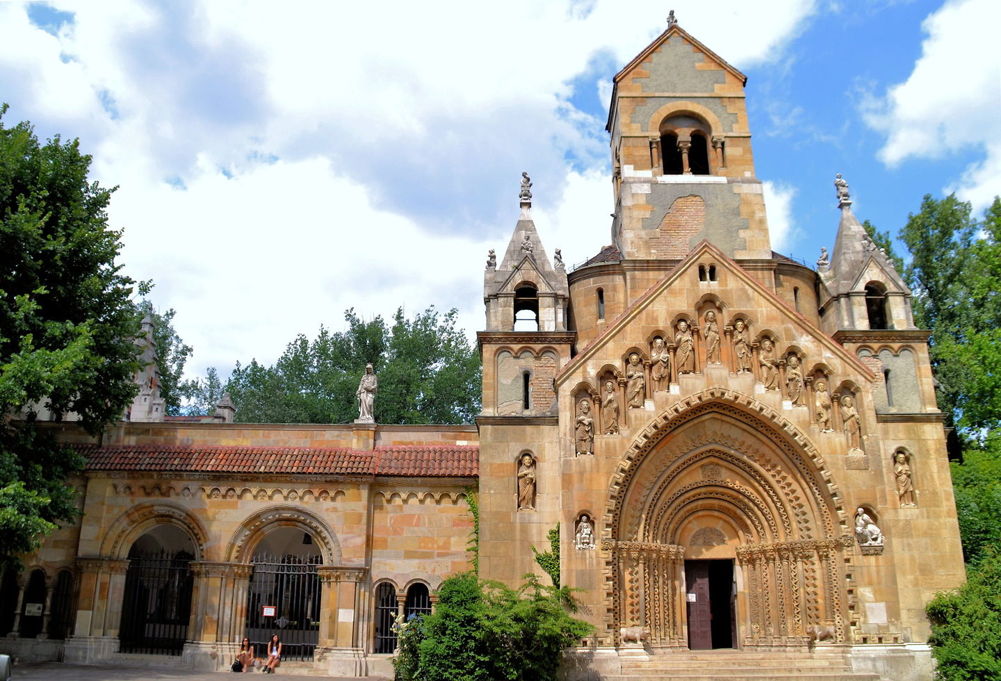 Church of Ják Reproduction at Vajdahunyad Castle in Budapest, Hungary - Encircle Photos