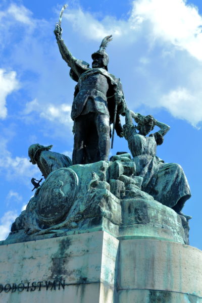 István Dobó Sculpture at Dobó Square in Eger, Hungary - Encircle Photos
