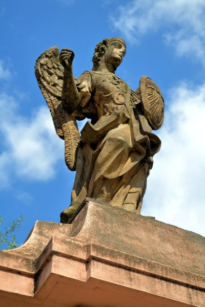 Michael the Archangel Statue in Eger, Hungary - Encircle Photos