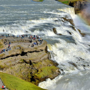 Two-tier Plunge of Gullfoss on Golden Circle, Iceland - Encircle Photos