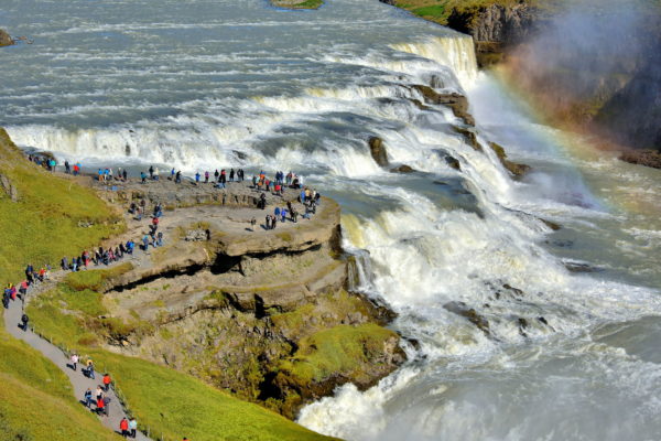 Two-tier Plunge of Gullfoss on Golden Circle, Iceland - Encircle Photos