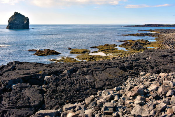 Eldey Islet near Geopark on Reykjanes Peninsula, Iceland - Encircle Photos