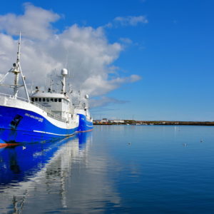Fishing Vessel Moored at Grindavík on Reykjanes Peninsula, Iceland - Encircle Photos