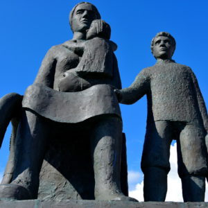 Vonin Sculpture at Grindavík on Reykjanes Peninsula, Iceland - Encircle Photos