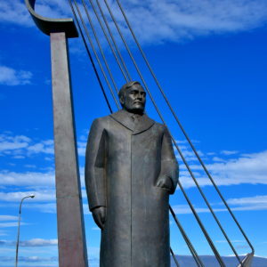 Einar Benediktsson Statue in Reykjavík, Iceland - Encircle Photos