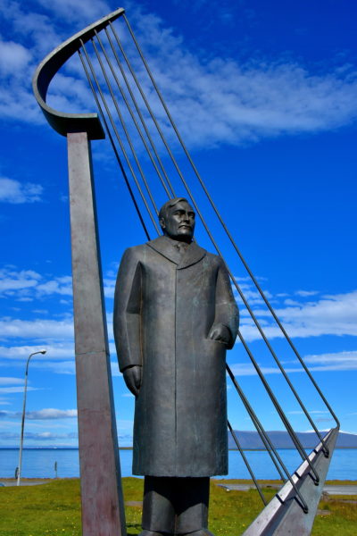 Einar Benediktsson Statue in Reykjavík, Iceland - Encircle Photos