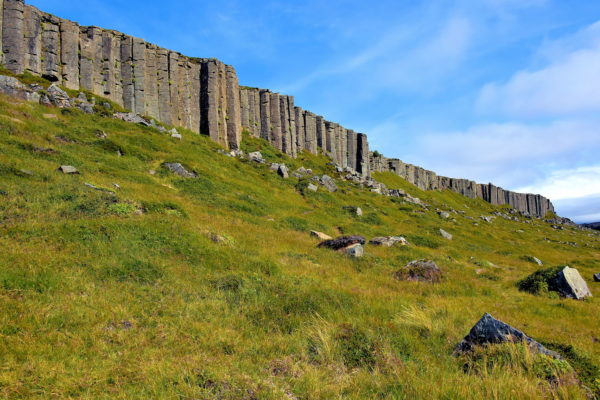 Gerðuberg Basalt Columns Wall on Snæfellsnes Peninsula, Iceland - Encircle Photos