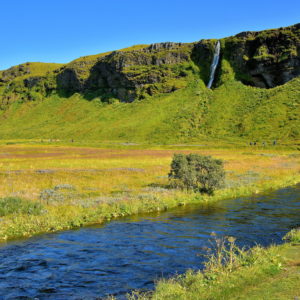 Three Waterfalls near Seljalandsfoss in South Iceland - Encircle Photos