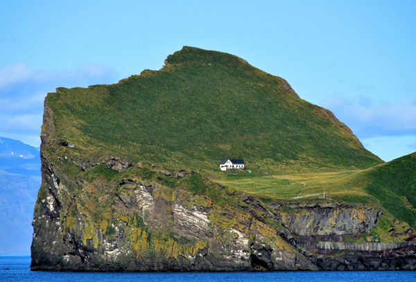 Lone House on Elliðaey Island in Westman Islands, Iceland - Encircle Photos
