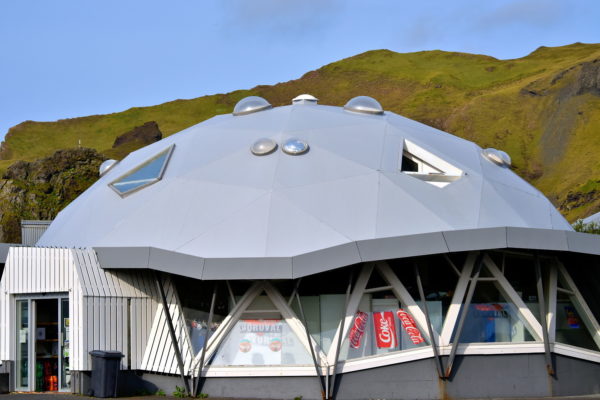 Geodesic Dome on Heimaey in Westman Islands, Iceland - Encircle Photos