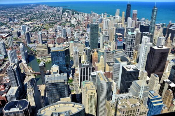Chapter 42: Aerial of Downtown Chicago, Illinois - Encircle Photos