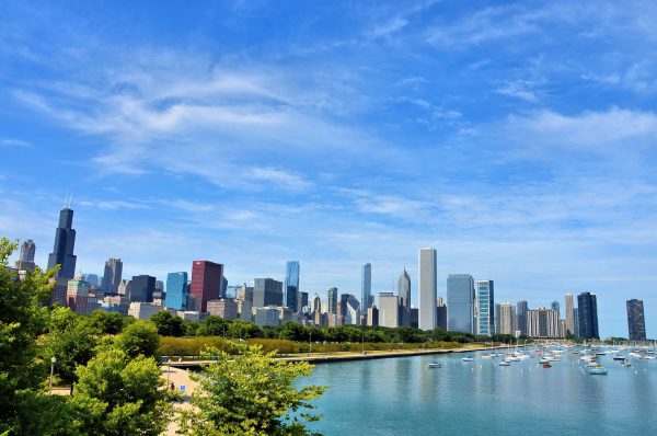 Downtown Skyline and Lake Michigan in Chicago, Illinois - Encircle Photos