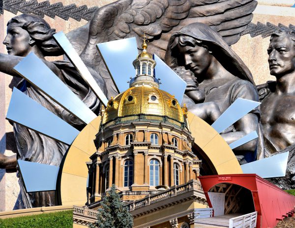 Iowa State Capitol Building Composite in Des Moines, Iowa - Encircle Photos