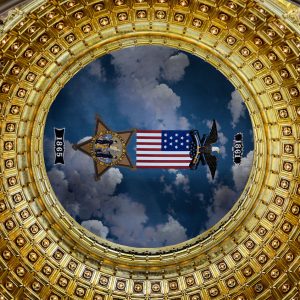 Iowa State Capitol Rotunda Dome in Des Moines, Iowa - Encircle Photos