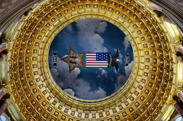 Iowa State Capitol Rotunda Dome in Des Moines, Iowa - Encircle Photos