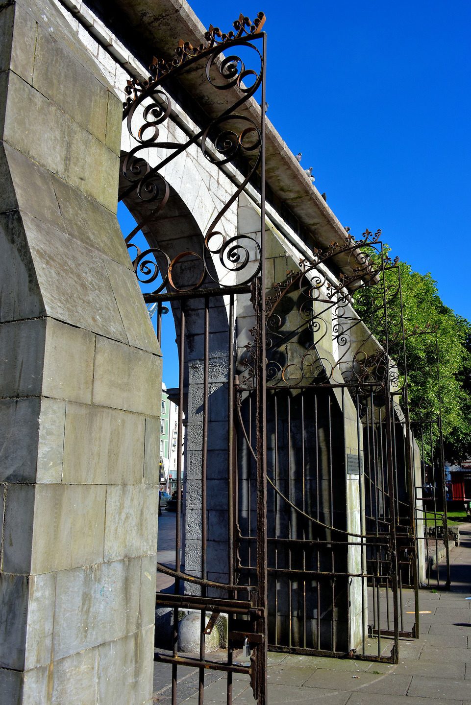Bishop Lucey Park Gate in Cork, Ireland - Encircle Photos