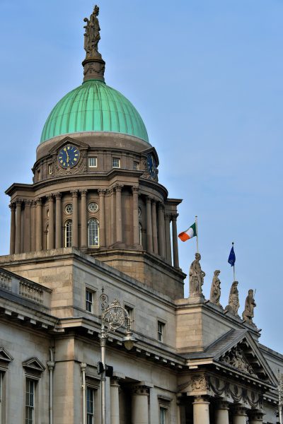 Custom House Dome Close Up in Dublin, Ireland - Encircle Photos