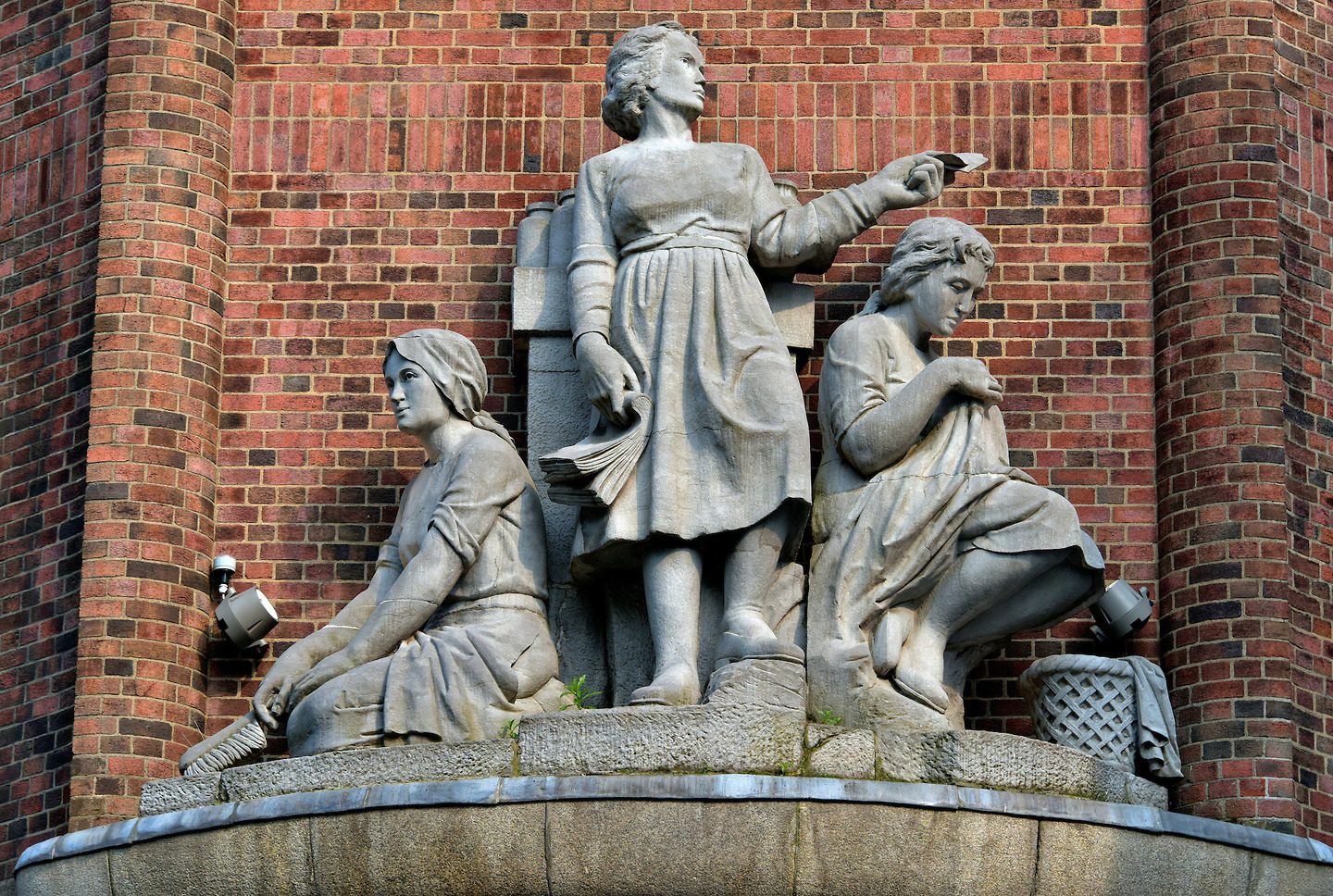 Three Graces Statues in Dublin, Ireland - Encircle Photos