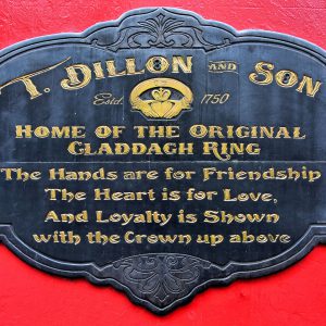 Claddagh Ring Sign in Galway, Ireland - Encircle Photos
