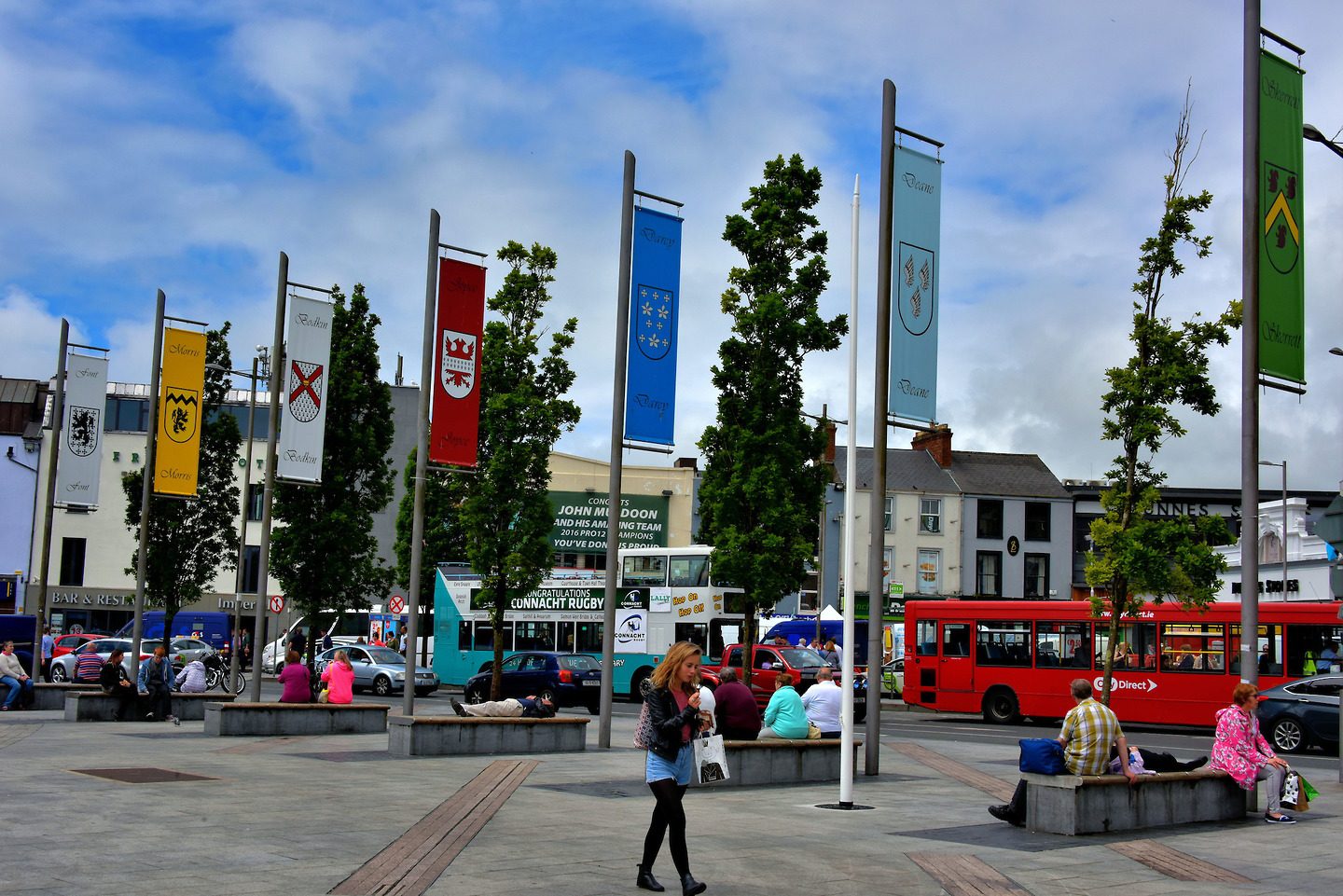Eyre Square in Galway, Ireland - Encircle Photos