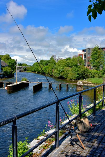 Fishing Gear along River Corrib in Galway, Ireland - Encircle Photos
