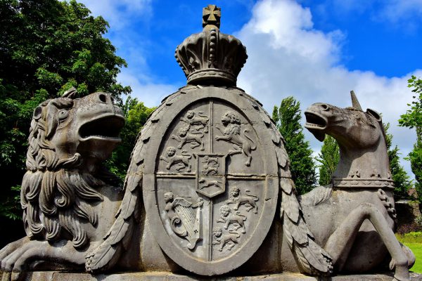 U.K.’s Royal Coat of Arms at NUI Galway in Galway, Ireland - Encircle Photos