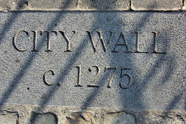 City Wall Marker in Kilkenny, Ireland - Encircle Photos