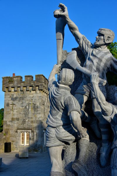 Tribute to Hurling Statue in Kilkenny, Ireland - Encircle Photos