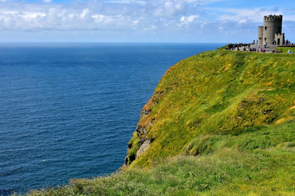 Peak Elevation of the Cliffs of Moher near Liscannor, Ireland - Encircle Photos