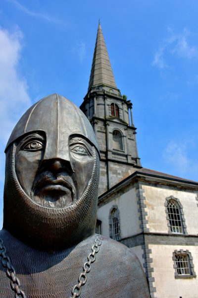 Strongbow Statue and Christ Church Cathedral in Waterford, Ireland - Encircle Photos