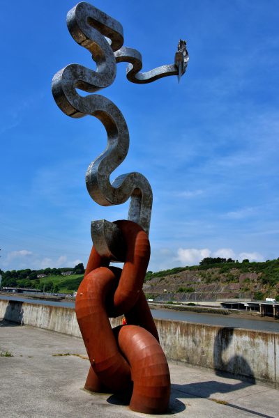 Abstract Maritime Sculpture on Grattan Quay in Waterford, Ireland - Encircle Photos