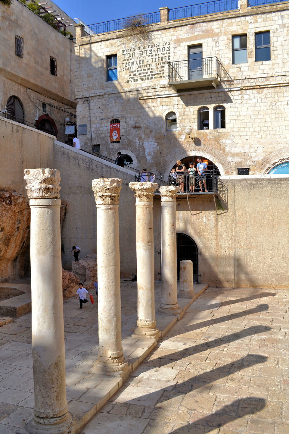 Cardo Maximus in Jewish Quarter in Jerusalem, Israel Encircle Photos