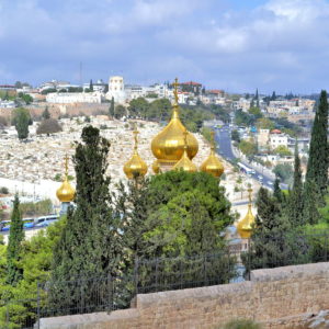 Church of Mary Magdalene on Mount of Olives in Jerusalem, Israel - Encircle Photos