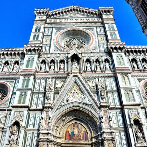 Duomo Façade Detail in Florence, Italy - Encircle Photos