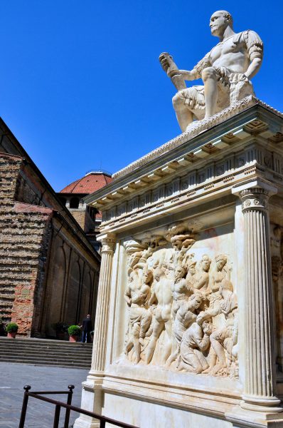 Giovanni Delle Bande Nere at Piazza San Lorenzo in Florence, Italy - Encircle Photos