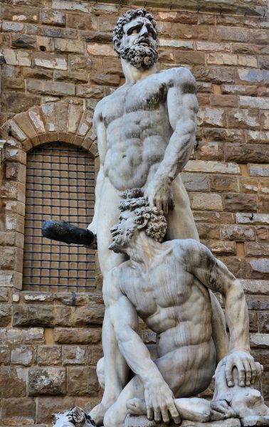 Hercules and Cacus Statue in Front of Palazzo Vecchio in Florence, Italy - Encircle Photos
