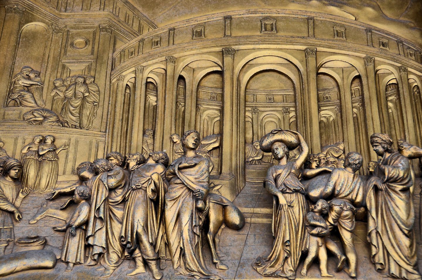 Gates of Paradise Joseph East Door Panel on Florence Baptistery in