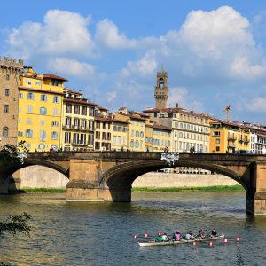 Ponte Santa Trinita and Arno River in Florence, Italy - Encircle Photos
