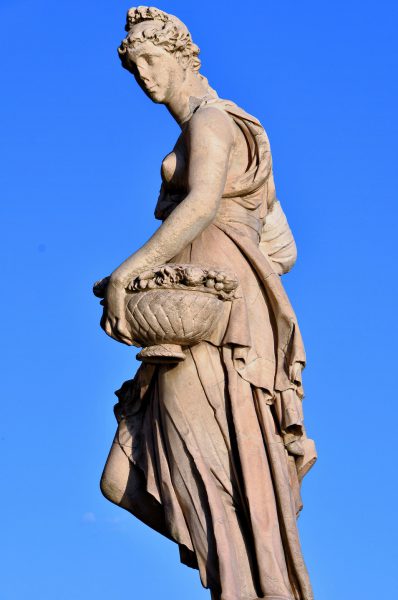 Primavera Spring Statue on Ponte Santa Trinita in Florence, Italy - Encircle Photos