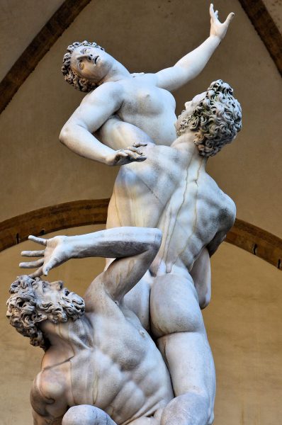 The Rape of the Sabine Women at Loggia dei Lanzi in Florence, Italy - Encircle Photos