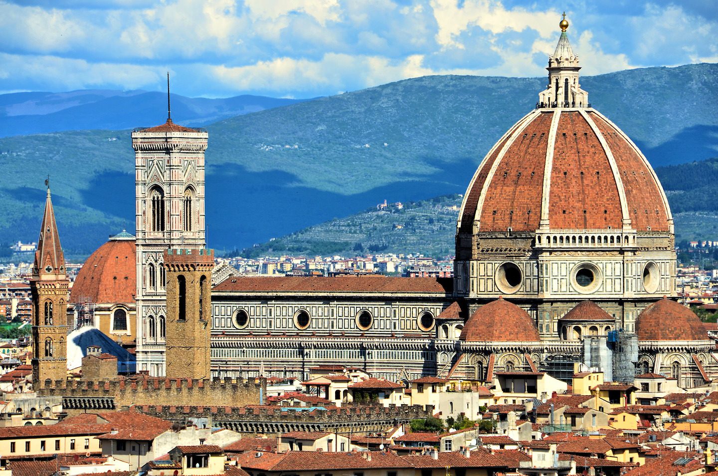 Skyline View of Duomo from Piazzale Michelangiolo in Florence, Italy - Encircle Photos