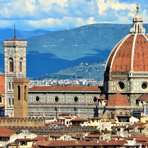 Skyline View of Duomo from Piazzale Michelangiolo in Florence, Italy - Encircle Photos
